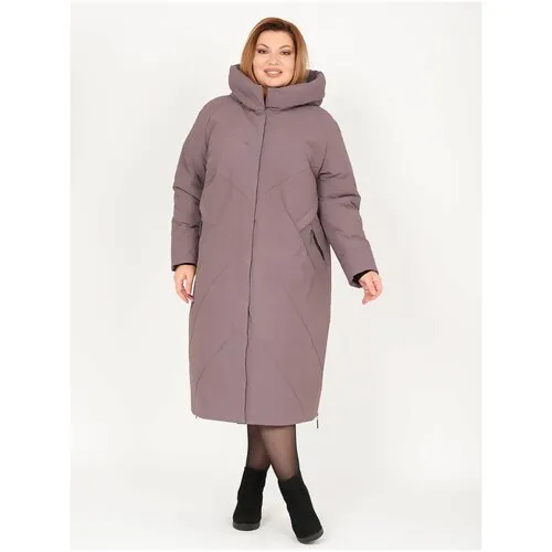 Женское зимнее длинное пальто Fodarlloy электрик 30672